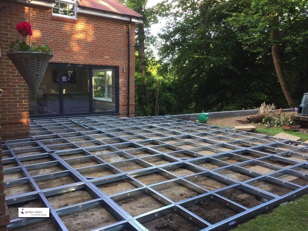 Before: Patio Refit with Steel Frame