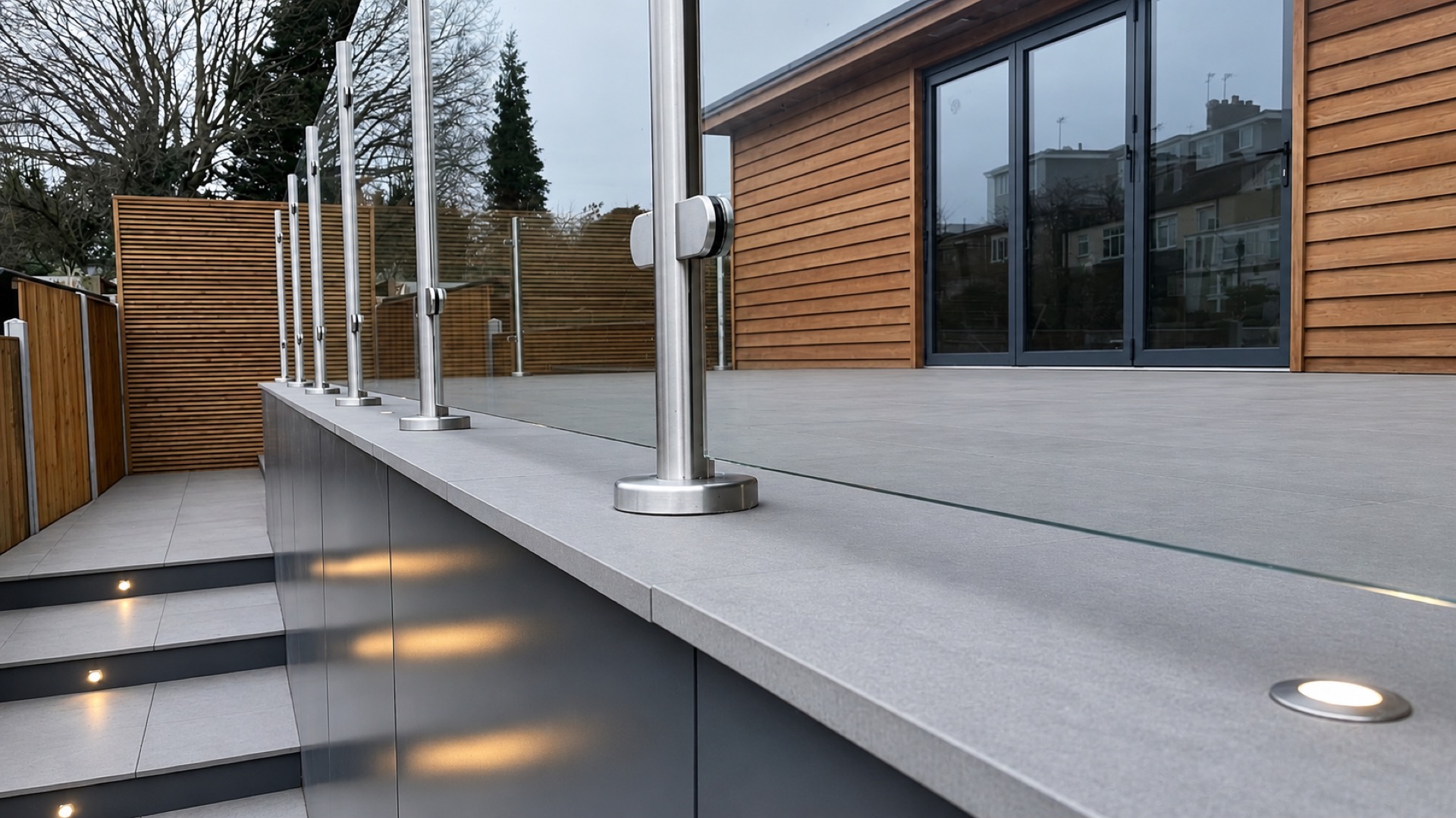 iFrame terrace to garden room